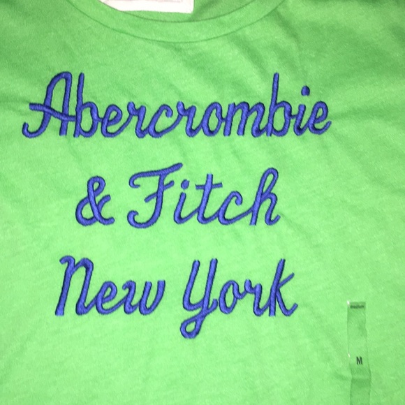 Vintage NWT Abercrombie & Fitch Logo Tee size medium - Picture 3 of 4